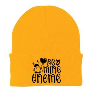 Funny Be Mine Gnome Valentine’s Day Graphic Meaningful Gift Knit Cap Winter Beanie