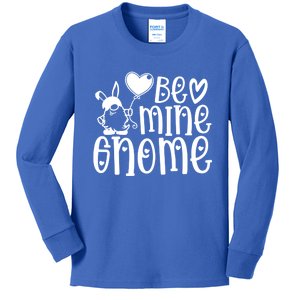 Funny Be Mine Gnome Valentine’s Day Graphic Meaningful Gift Kids Long Sleeve Shirt