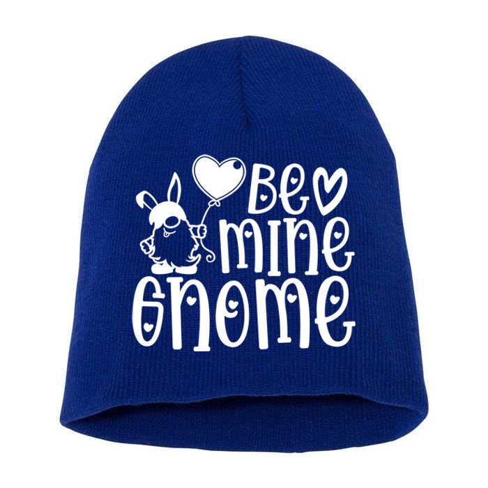 Funny Be Mine Gnome Valentine’s Day Graphic Meaningful Gift Short Acrylic Beanie