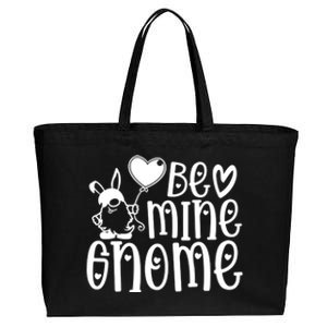 Funny Be Mine Gnome Valentine’s Day Graphic Meaningful Gift Cotton Canvas Jumbo Tote