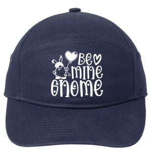 Funny Be Mine Gnome Valentine’s Day Graphic Meaningful Gift 7-Panel Snapback Hat