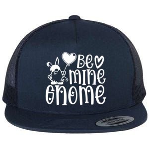 Funny Be Mine Gnome Valentine’s Day Graphic Meaningful Gift Flat Bill Trucker Hat