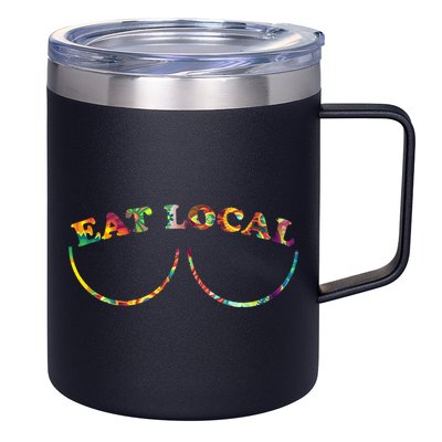 Funny Breastfeeding Meme Mom Eat Local Milk Source Great Gift 12oz Stainless Steel Coffee Mug