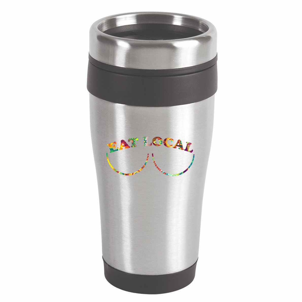 Funny Breastfeeding Meme Mom Eat Local Milk Source Great Gift 16oz Travel Tumbler