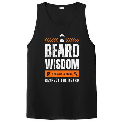 Funny Beard Man Gift Tee Beard Wisdom Available Here PosiCharge Competitor Tank