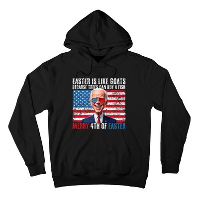 Funny Biden Merry 4th Of Easter Sarcastic Design Hoodie