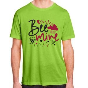 Funny Bee Mine Valentine’s Day Graphic Great Gift Adult ChromaSoft Performance T-Shirt