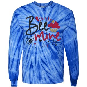 Funny Bee Mine Valentine’s Day Graphic Great Gift Tie-Dye Long Sleeve Shirt