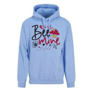 Funny Bee Mine Valentine’s Day Graphic Great Gift Unisex Surf Hoodie