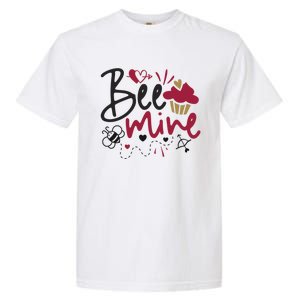 Funny Bee Mine Valentine’s Day Graphic Great Gift Garment-Dyed Heavyweight T-Shirt