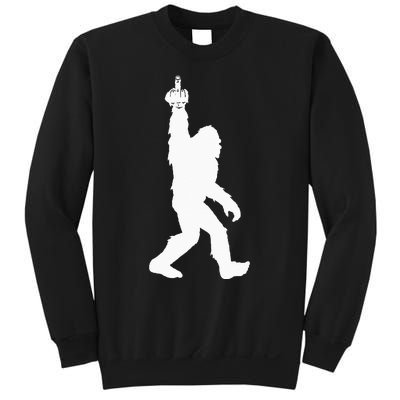 Funny Bigfoot Middle Finger For Squatch Believers Sweatshirt