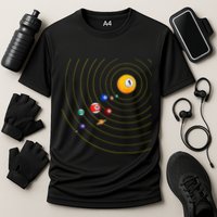 Funny Billiard My Universe Pool Billiard Sport Gift Cooling Performance Crew T-Shirt