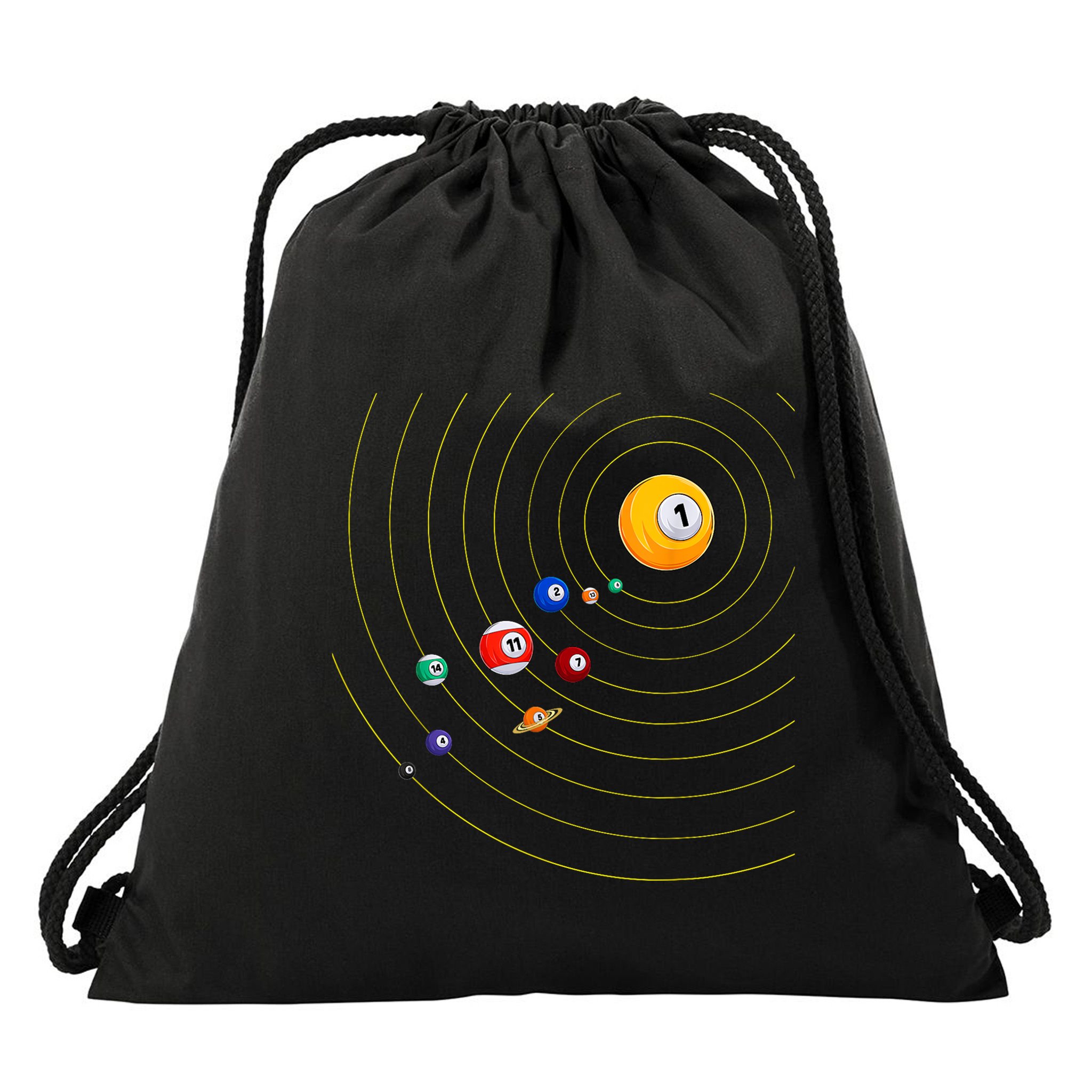 Funny Billiard My Universe Pool Billiard Sport Gift Drawstring Bag
