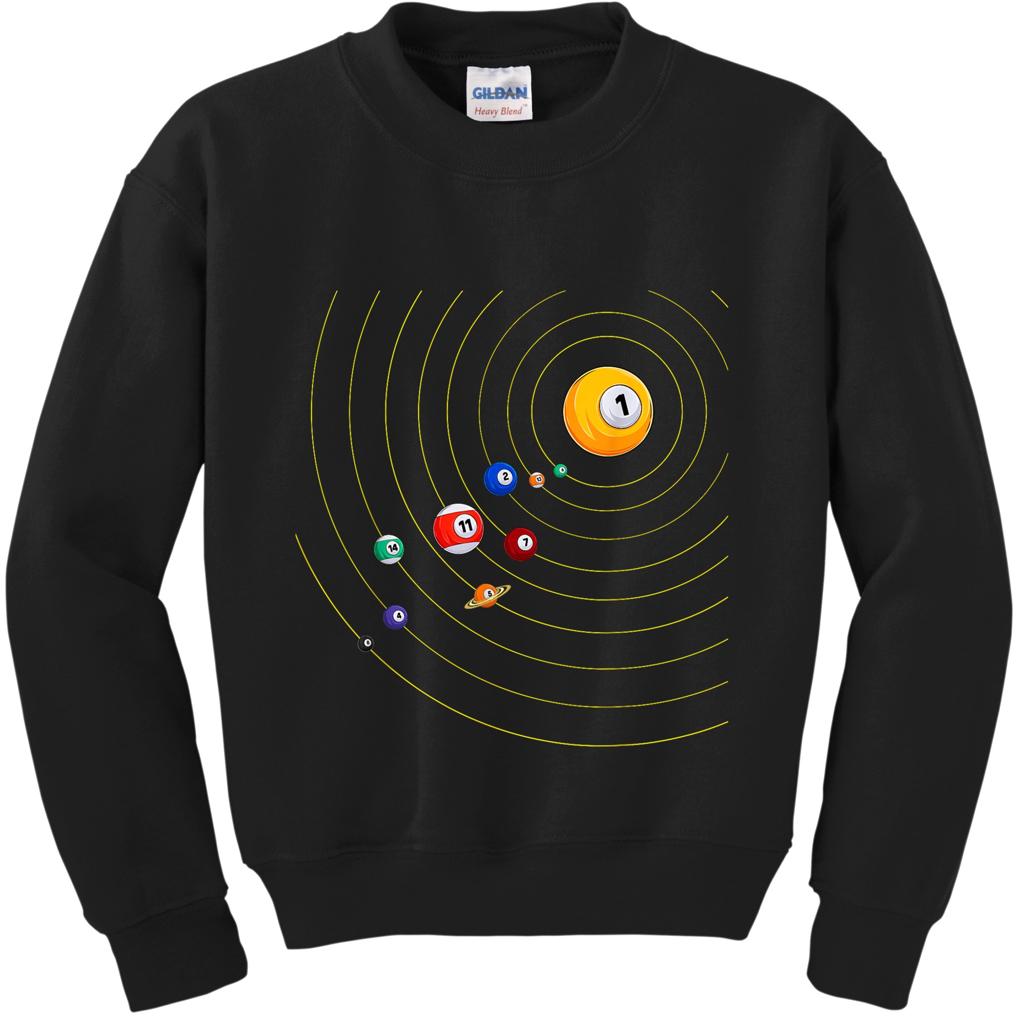 Funny Billiard My Universe Pool Billiard Sport Gift Kids Sweatshirt