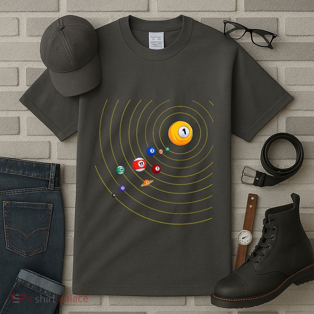 Funny Billiard My Universe Pool Billiard Sport Gift Tall T-Shirt