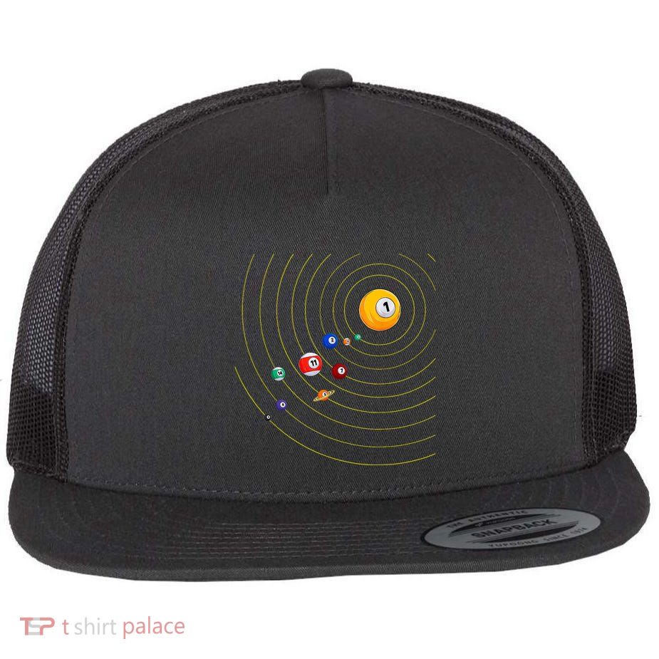 Funny Billiard My Universe Pool Billiard Sport Gift Flatbill Hat