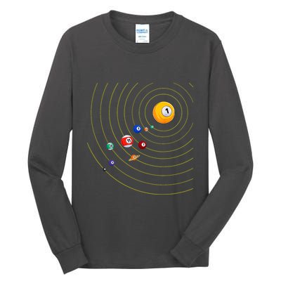 Funny Billiard My Universe Pool Billiard Sport Gift Tall Long Sleeve T-Shirt