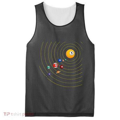 Funny Billiard My Universe Pool Billiard Sport Gift Mesh Reversible Basketball Jersey Tank