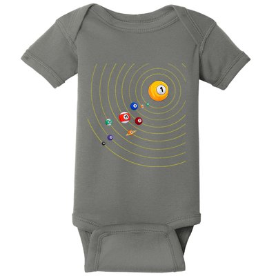 Funny Billiard My Universe Pool Billiard Sport Gift Baby Bodysuit