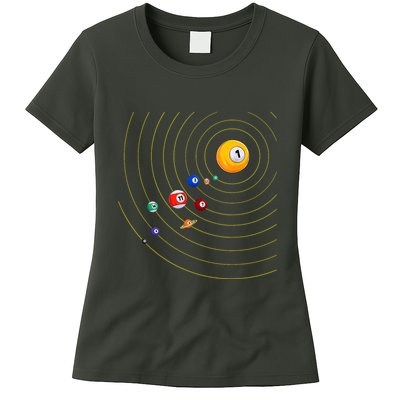 Funny Billiard My Universe Pool Billiard Sport Gift Womens T-Shirt
