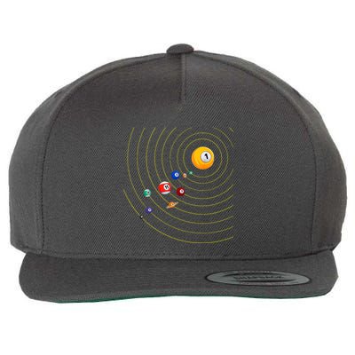 Funny Billiard My Universe Pool Billiard Sport Gift Wool Snapback Cap