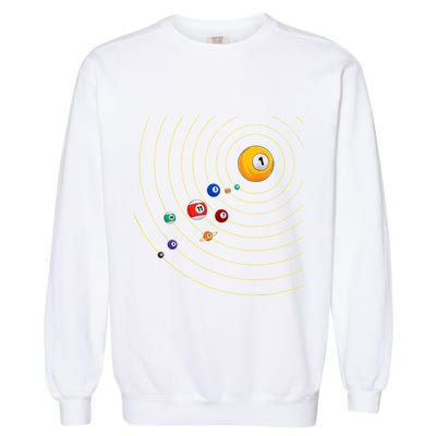 Funny Billiard My Universe Pool Billiard Sport Gift Garment-Dyed Sweatshirt