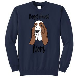 Funny Basset Mom Gift Tall Sweatshirt