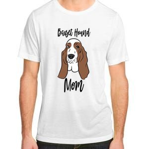 Funny Basset Mom Gift Adult ChromaSoft Performance T-Shirt