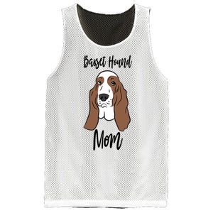 Funny Basset Mom Gift Mesh Reversible Basketball Jersey Tank