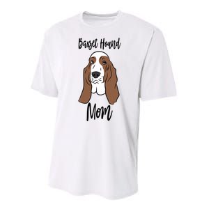 Funny Basset Mom Gift Performance Sprint T-Shirt