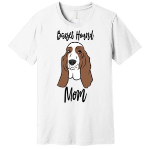 Funny Basset Mom Gift Premium T-Shirt