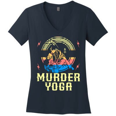 Funny BJJ MMA Design! Brazilian Jiu Jitsu Women's V-Neck T-Shirt