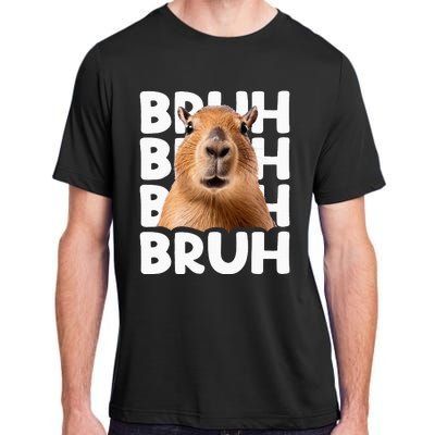 Funny Bruh Meme Slang Greeting Brother Teens Boy Capybara Adult ChromaSoft Performance T-Shirt