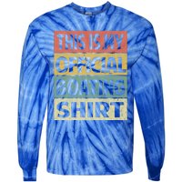 Funny Boating Meaningful Gift This Is My Boating Gift Tie-Dye Long Sleeve Shirt