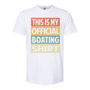 Funny Boating Meaningful Gift This Is My Boating Gift Softstyle CVC T-Shirt