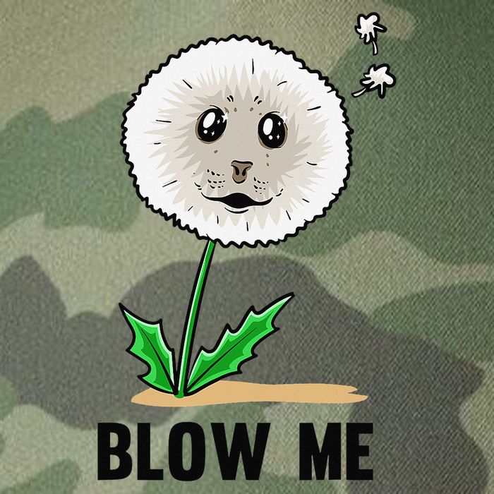 Funny Blow Me Seal Face Dandelion Meme Legacy Tie Dye Trucker Hat