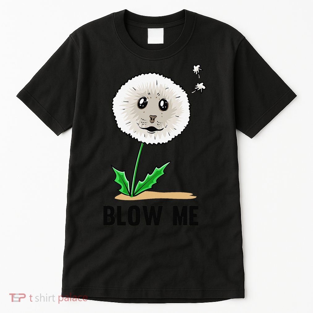 Funny Blow Me Seal Face Dandelion Meme Tall T-Shirt