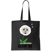 Funny Blow Me Seal Face Dandelion Meme Bag