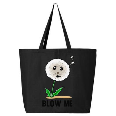 Funny Blow Me Seal Face Dandelion Meme 25L Jumbo Tote