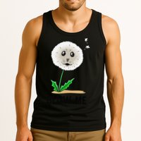 Funny Blow Me Seal Face Dandelion Meme Tank Top