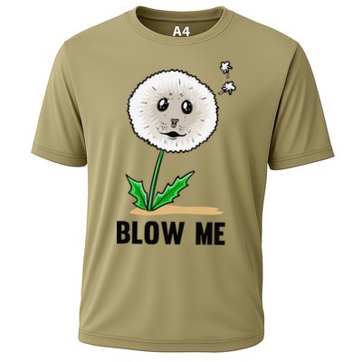 Funny Blow Me Seal Face Dandelion Meme Performance Shirt