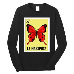 Funny Butterfly Mexican Design La Mariposa Long Sleeve Shirt