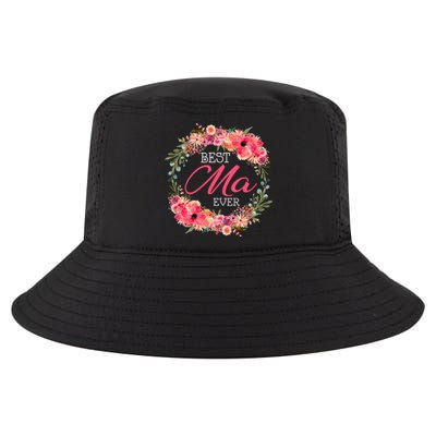 Floral Best Mama Mommy Mother Mom Happy MotherS Day Gift Cool Comfort Performance Bucket Hat