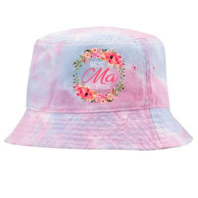 Floral Best Mama Mommy Mother Mom Happy MotherS Day Gift Tie-Dyed Bucket Hat