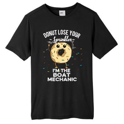 Funny Boat Mechanic Profession Marine Donut Cool Gift Tall Fusion ChromaSoft Performance T-Shirt