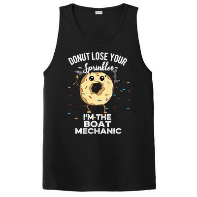 Funny Boat Mechanic Profession Marine Donut Cool Gift PosiCharge Competitor Tank