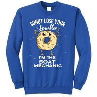 Funny Boat Mechanic Profession Marine Donut Cool Gift Sweatshirt