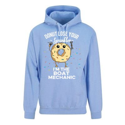 Funny Boat Mechanic Profession Marine Donut Cool Gift Unisex Surf Hoodie