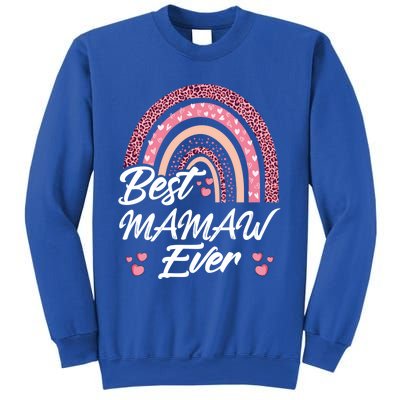 Funny Best Mamaw Ever Rainbow Cute Mothers Day Gift Sweatshirt