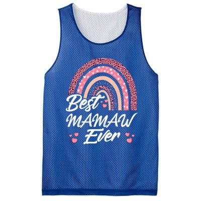 Funny Best Mamaw Ever Rainbow Cute Mothers Day Gift Mesh Reversible Basketball Jersey Tank